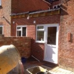 Victorian wall and extension