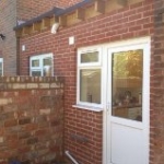 Victorian wall and extension