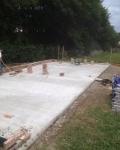 During- Brick base