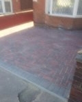 Block paving complete